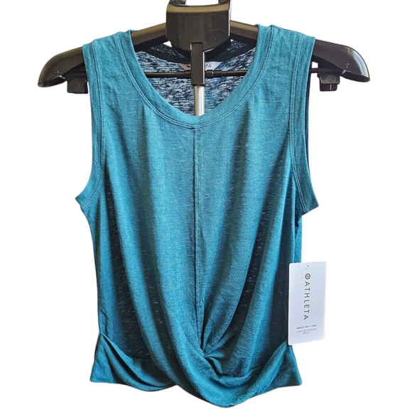 Athleta Borealis Green Breezy Twist Tank Size S - Picture 3 of 12